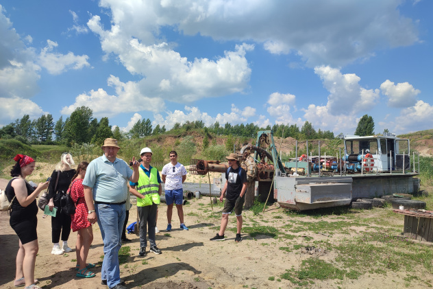 Драга для промывки промышленных песков
