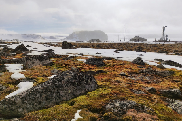остров Гукера, полярная станция "Бухта Тихая"