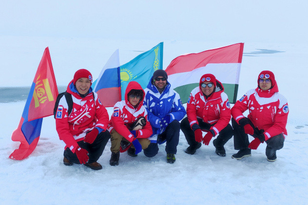 На Северном полюсе