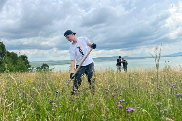 Заложение почвенного разреза Заложение почвенного разреза