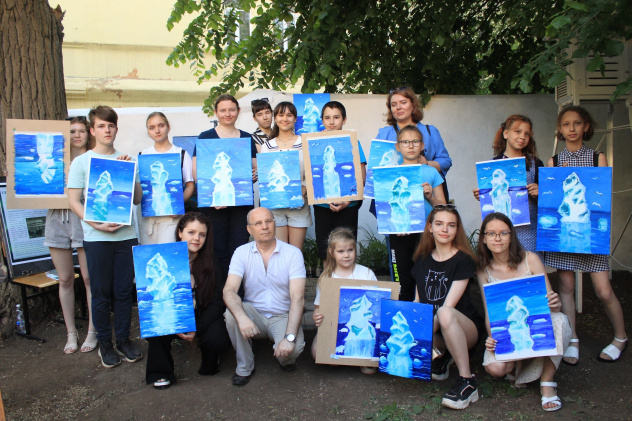 Участники пленэра Участники пленэра