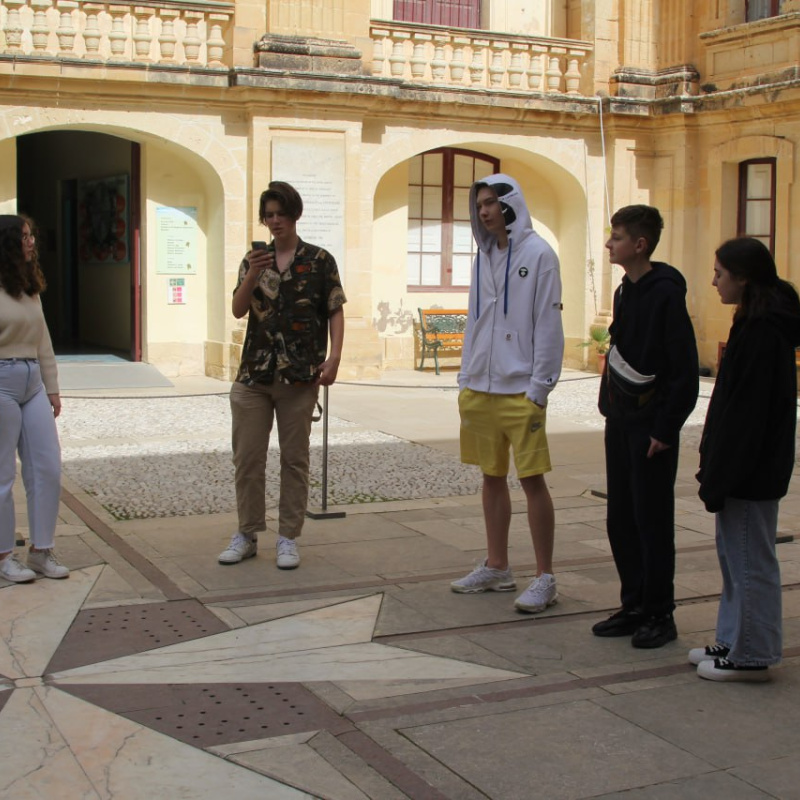 Участники МК РГО Malta Crown приступили к съемкам ролика об истории Мдины.