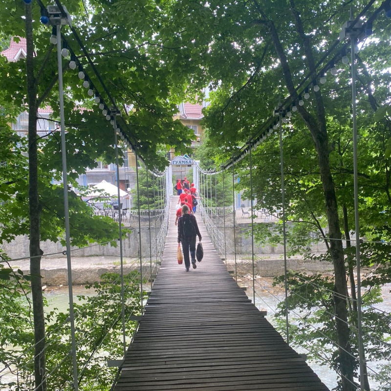 Переход через р.Курджипс Переход через р.Курджипс