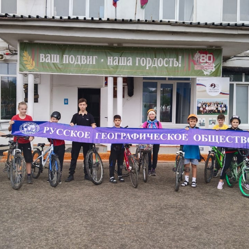 Участники велопробега