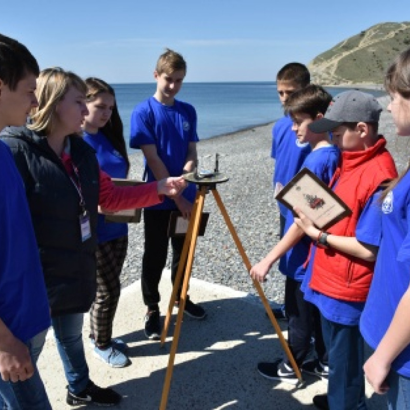 Юные картографы Всероссийского детского центра "Смена".