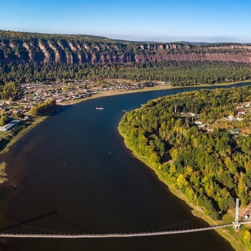 Вид на Шаманский Утес
