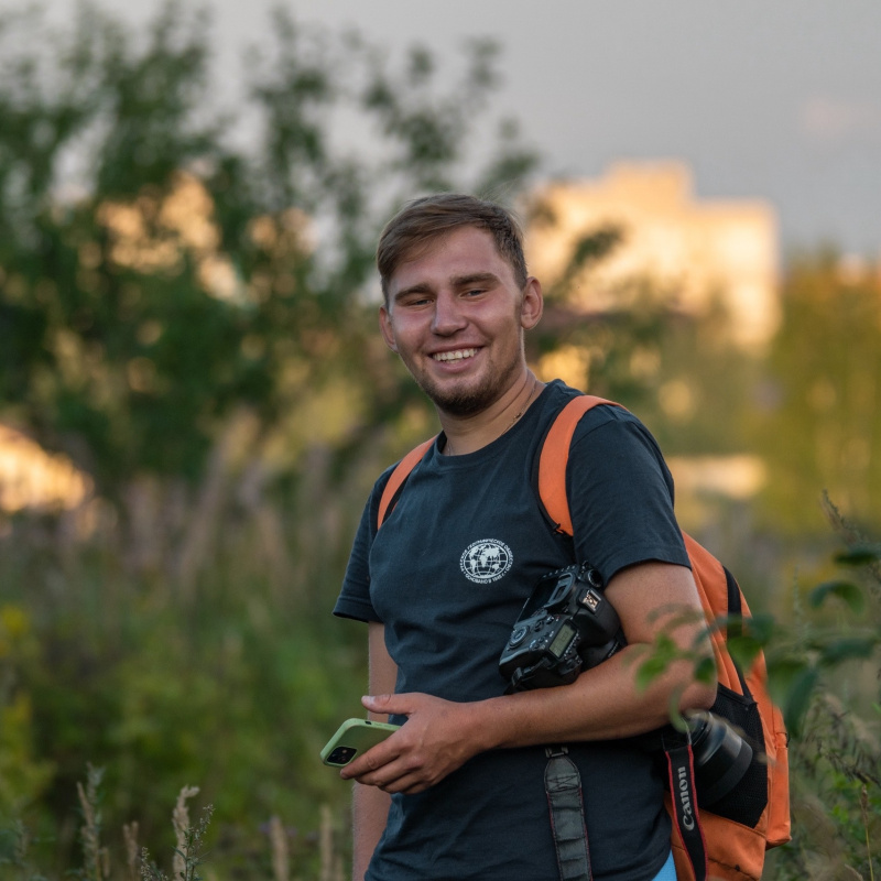 Лидер Молодёжного клуба РГО во Владимире Никита Кулаковский