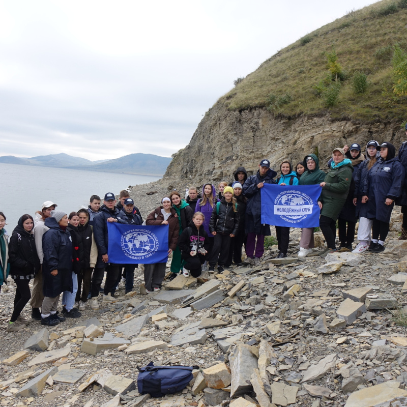 Общее фото участников на палеорифе 