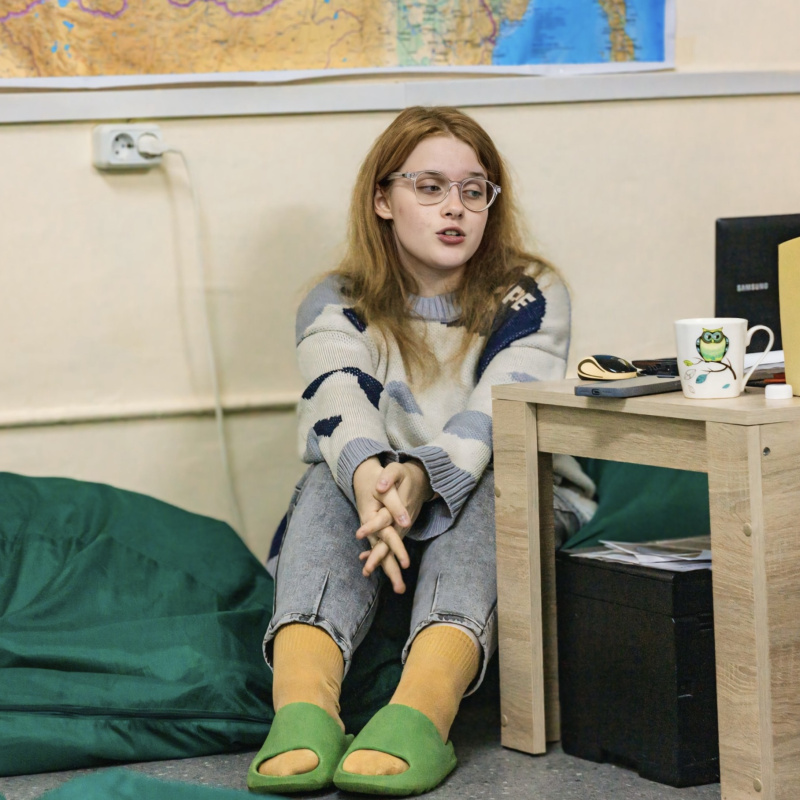 Начало субботнего "Молодёжного интеллектуального клуба РГО"