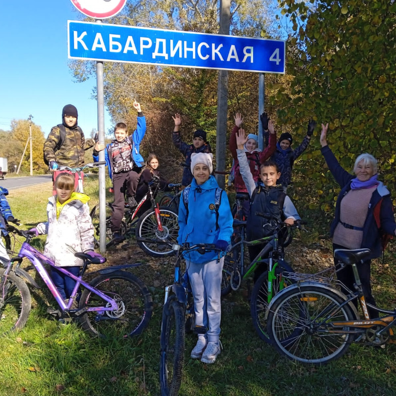 Участники велопробега Участники велопробега