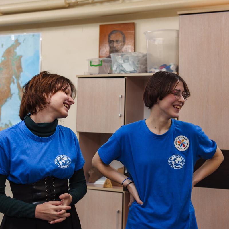 Лица юных медийщиков географической команды