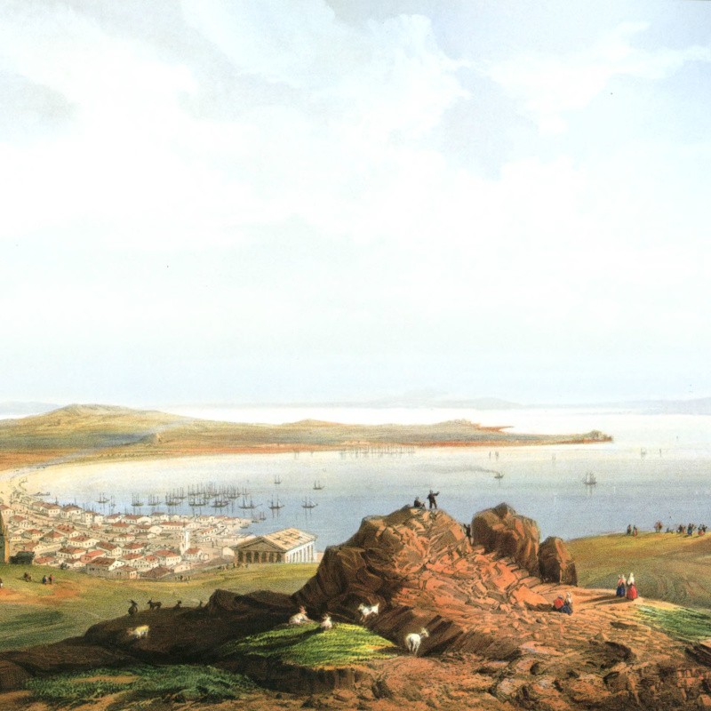 Общий вид Керченского залива с горы Митридат Общий вид Керченского залива с горы Митридат