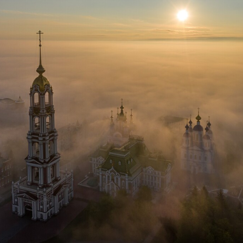 Казанский монастырь с высоты птичьего полета Казанский монастырь с высоты птичьего полета