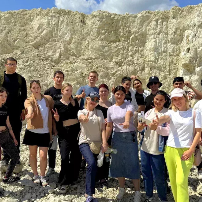 Меловой карьер в с. Атемар Меловой карьер в с. Атемар