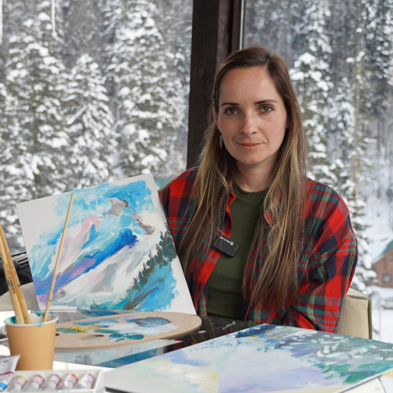 Экстремальный пленэр, выставка Чотчаевой (Телоха) Елены Сергеевны