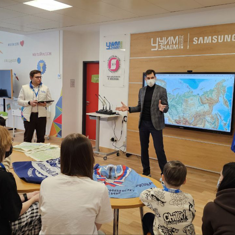 Мастер-класс для ребят из проекта "УчимЗнаем"