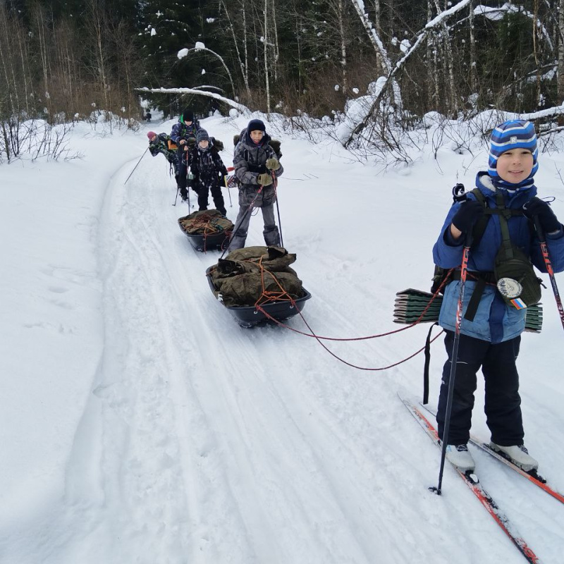 Лыжный поход выходного дня Молодежный клуб РГО "Дикие тропы"