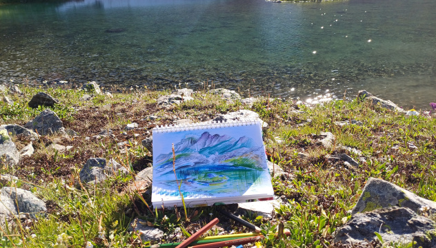 Этюд карандашом 