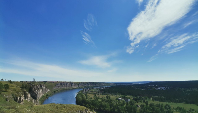 Вид с научного полигона Вид с научного полигона