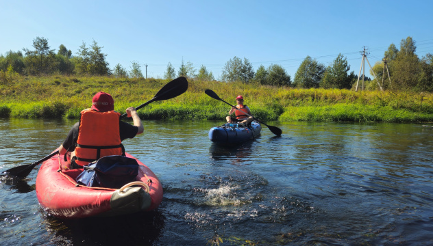 Во время сплава Во время сплава