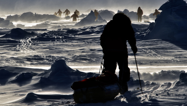 На лыжах - к Северному полюсу