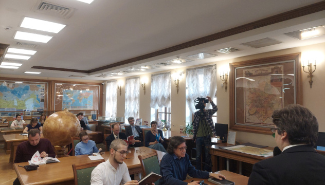 Во время лекции