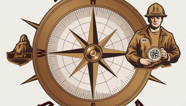 Эмблема Молодёжного клуба РГО "Компас Донбасса" Эмблема Молодёжного клуба РГО "Компас Донбасса"