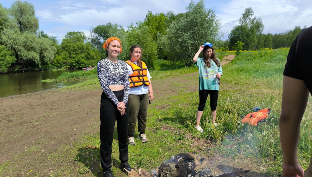 Остановка на обед