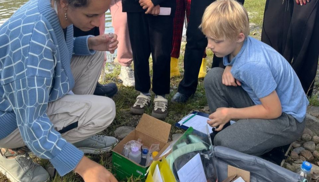 Работа с переносной экологической лабораторией