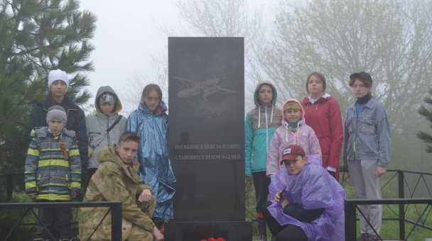 Участники патриотического маршрута