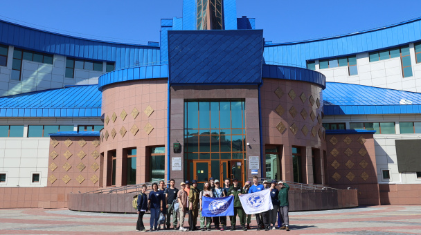 Участники проекта "Заповедное дело РГО” посетили Музей геологии, нефти и газа.