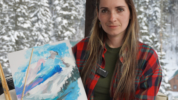 Экстремальный пленэр, выставка Чотчаевой (Телоха) Елены Сергеевны