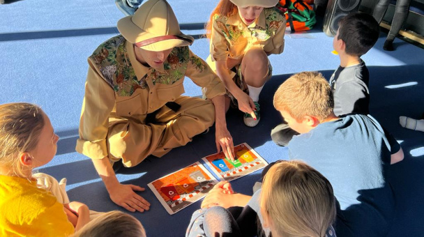 Члены молодежного клуба РОО Русского географического общества провели урок для воспитанников НКО «Спорт для всех»