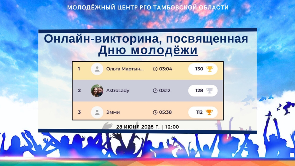 Поздравляем с Днем молодежи Поздравляем с Днем молодежи