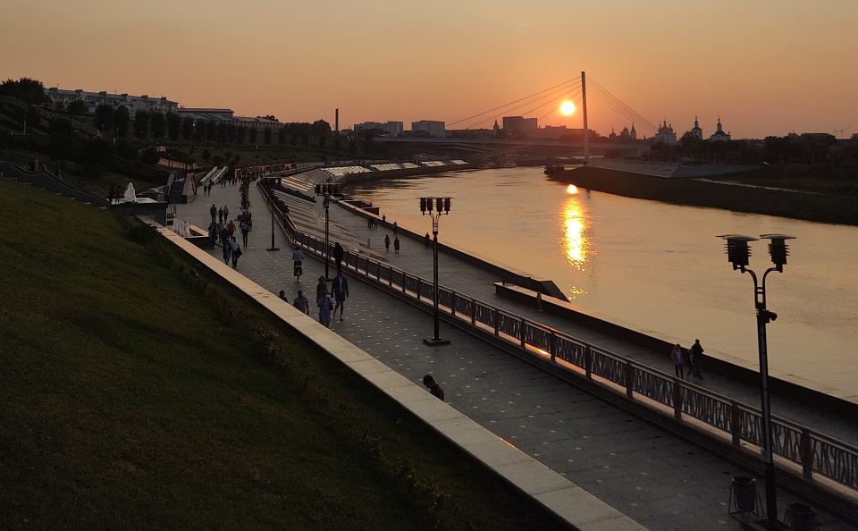 Набережная Тюмени