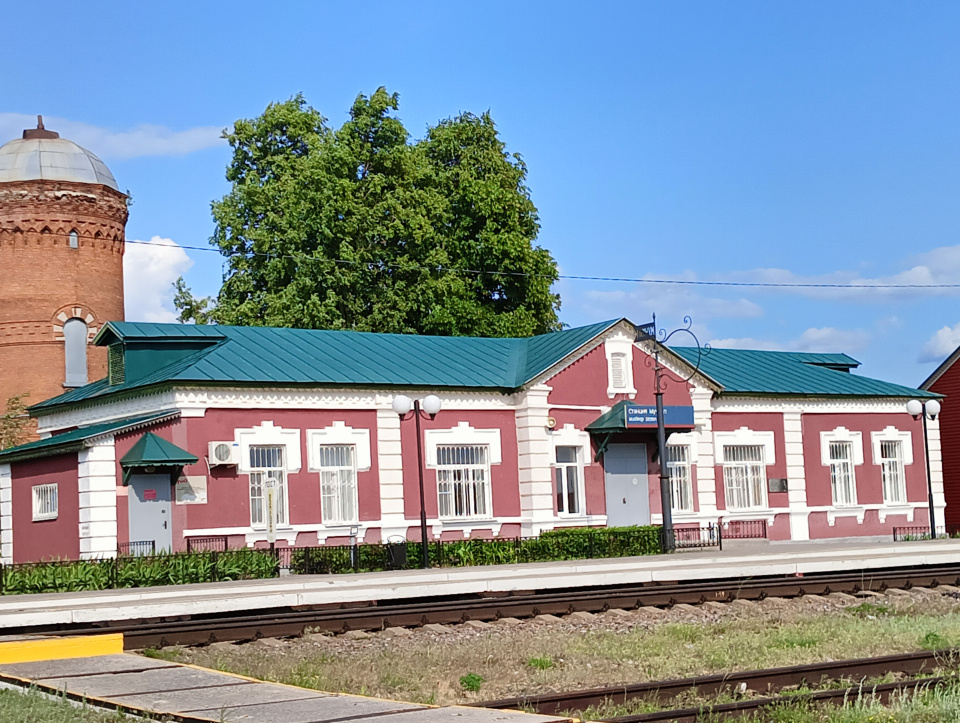 Вокзал посёлка Мучкапский 