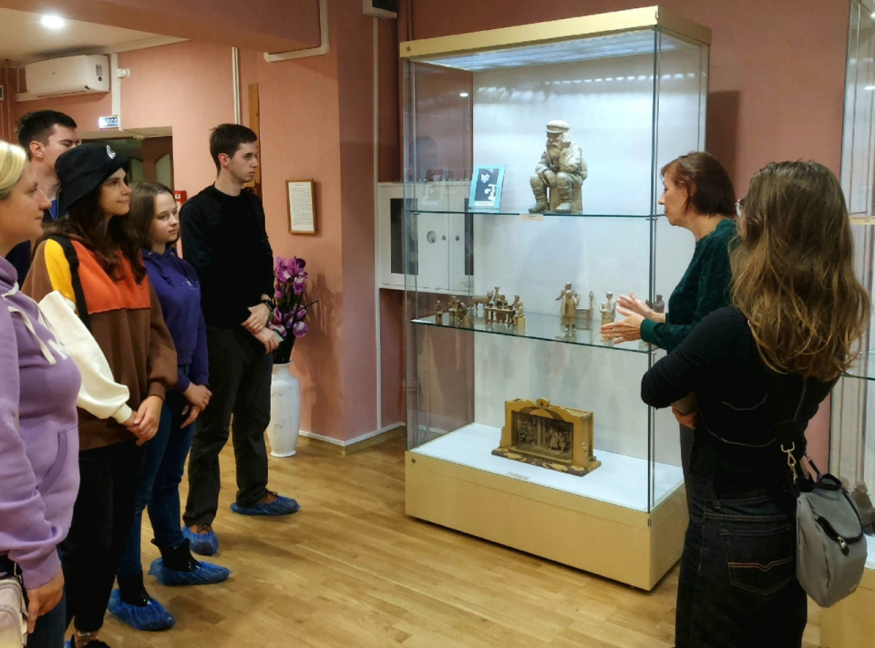 В музее города Кимры 