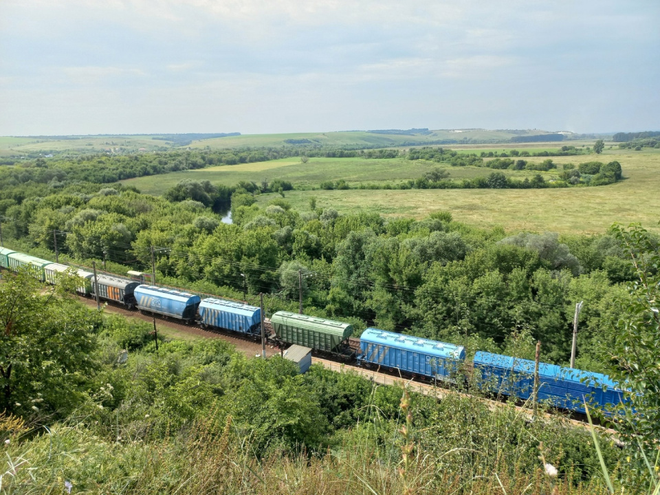 Вид на железную дорогу