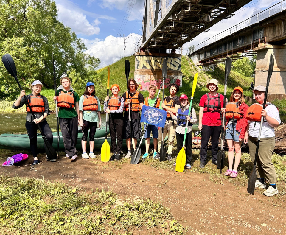 НЕурок географии на реке Истра