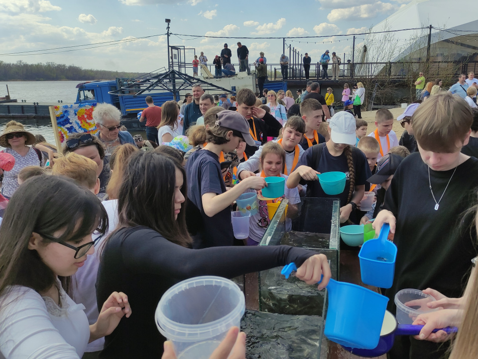 Во время акции "Водорослям – крышка!"