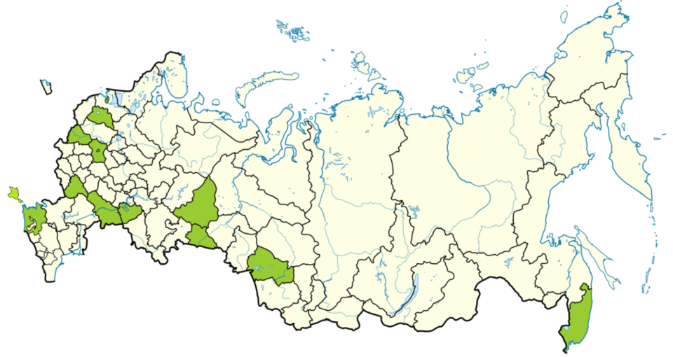 География участников конкурса