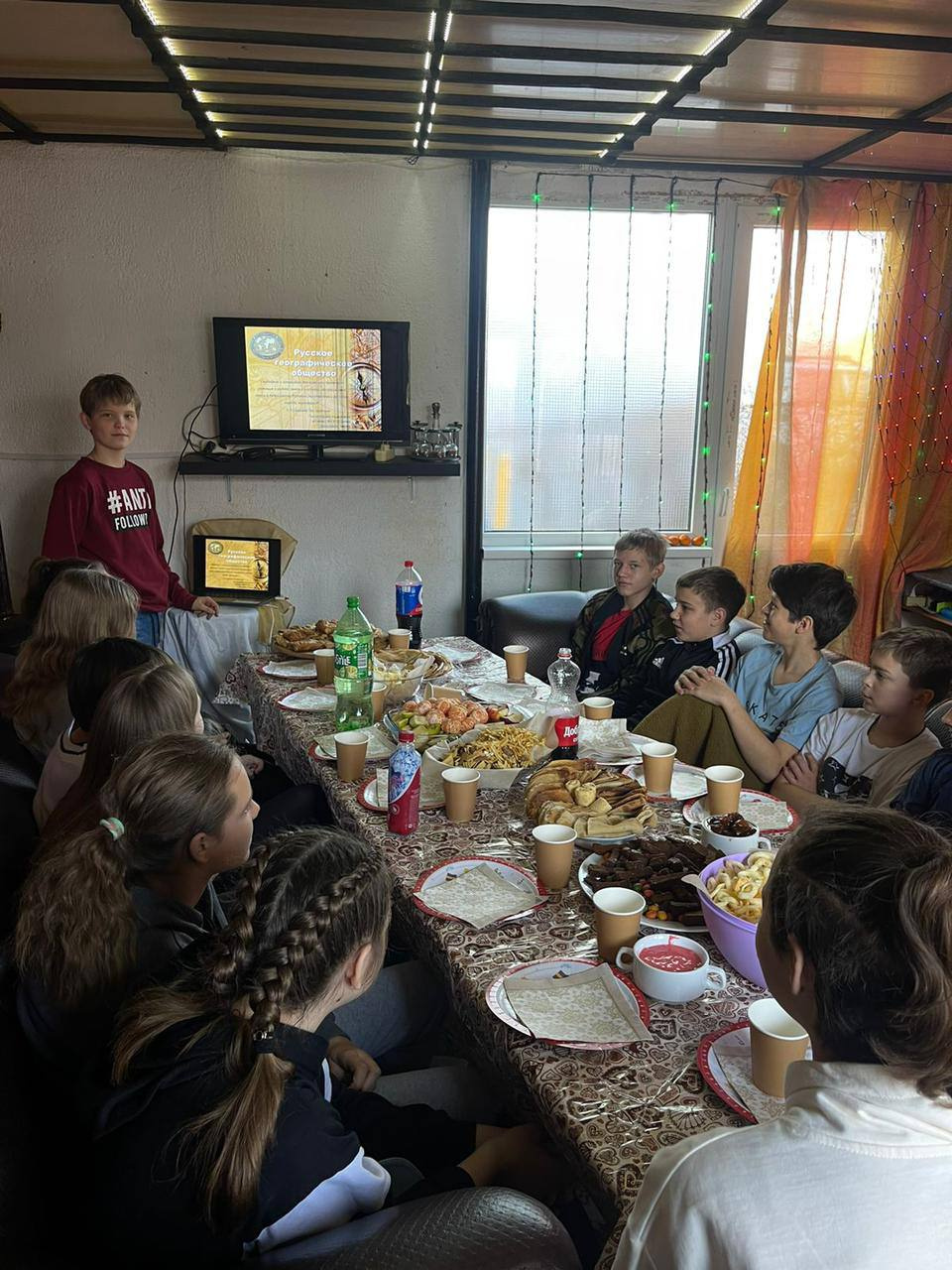 Активисты на чаепитии