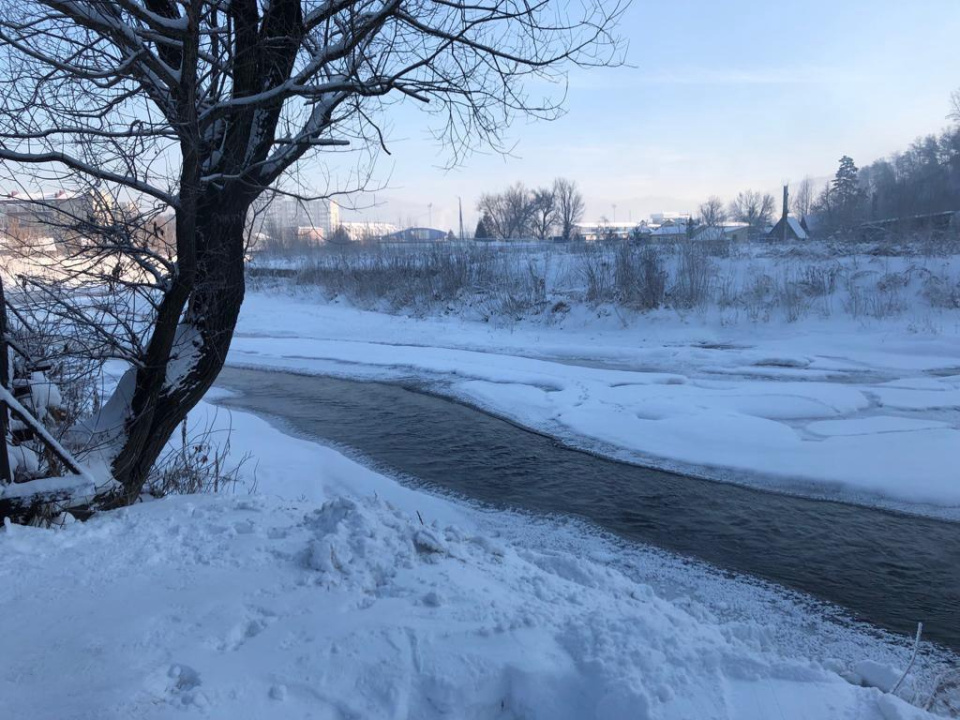 Река Майма в г. Горно-Алтайске