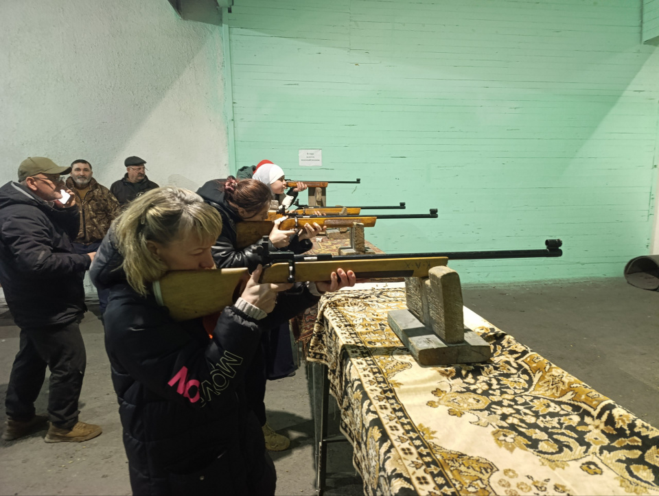 Учебное занятие по стрельбе 