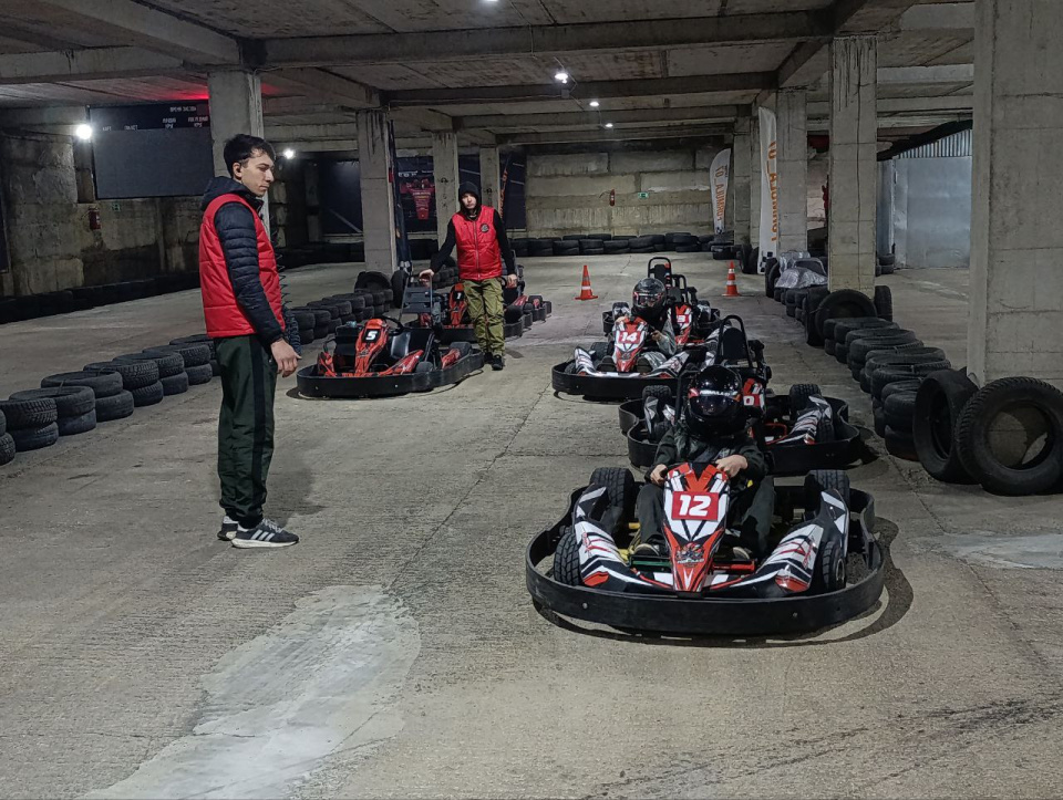 Занятие по картингу
