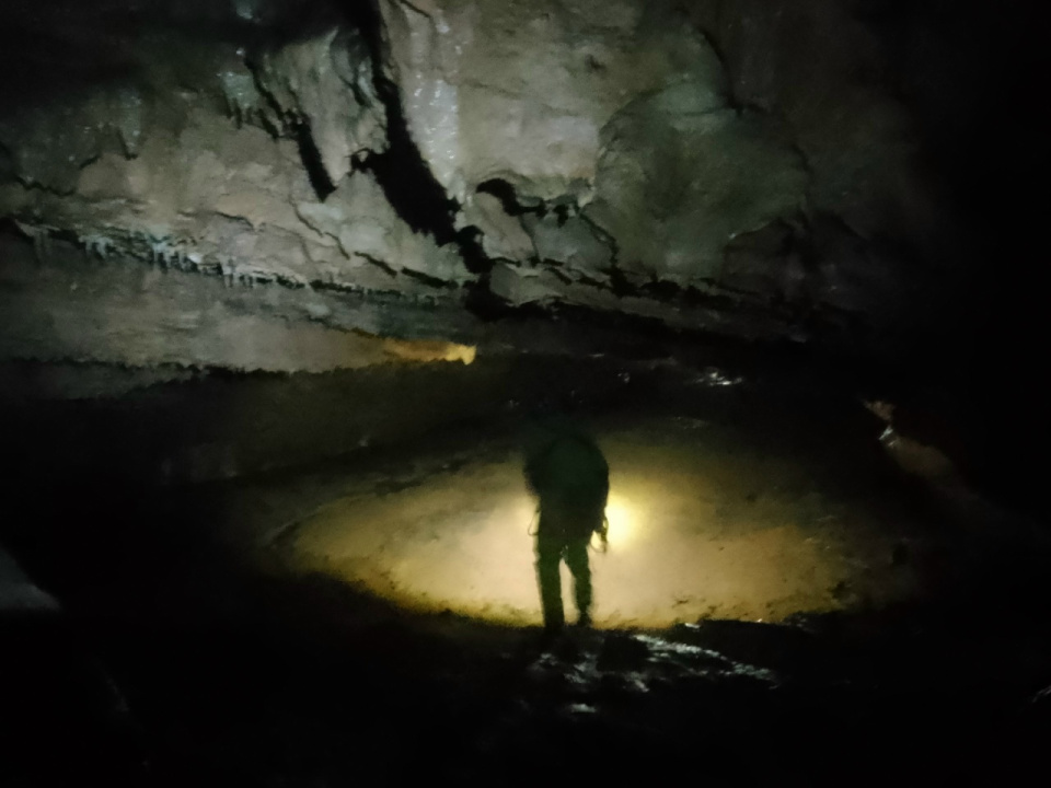 Фотография в пещере